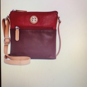 Giani Bernini Colorblock. Leather Crossbody